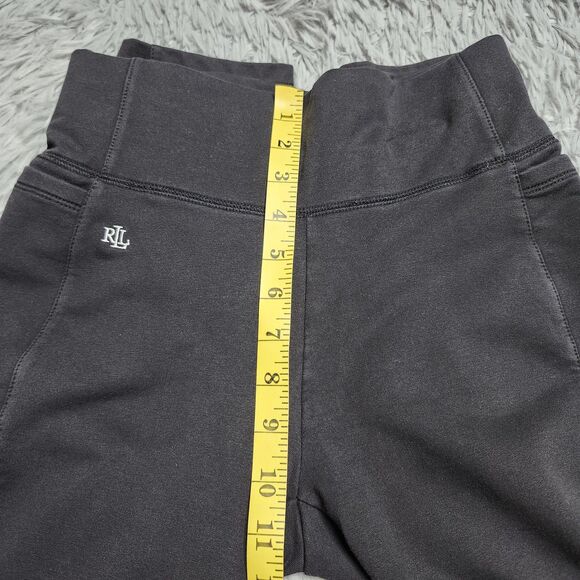 Lauren Ralph Lauren Pants Womens XS Black Stretch Straight Leg Yoga Athletic RLL - Picture 6 of 15